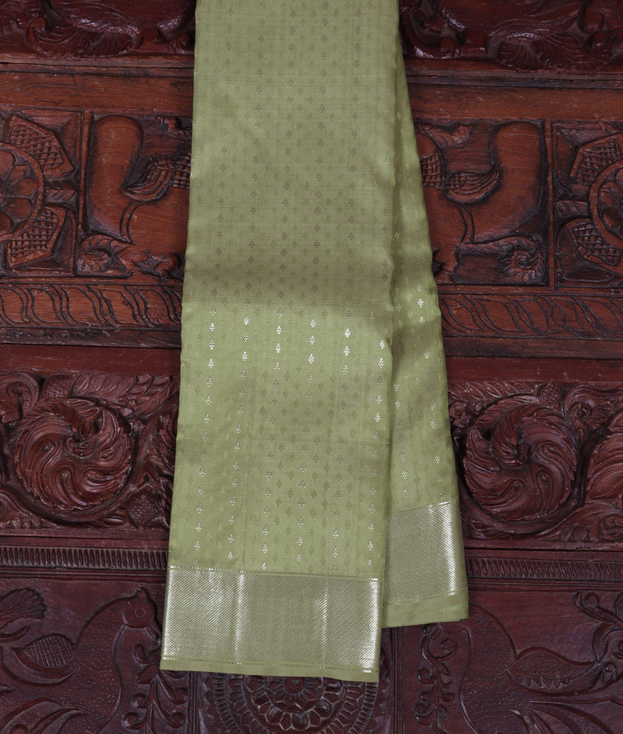 Green Handwoven Kanjivaram Silk Saree T272340-image