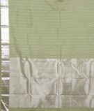 Green Handwoven Kanjivaram Silk Saree T2723404