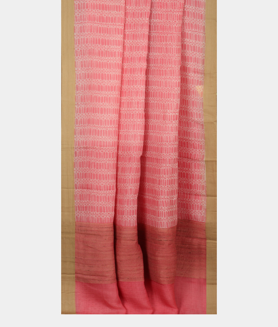 Pink Kota Cotton Saree T3261972
