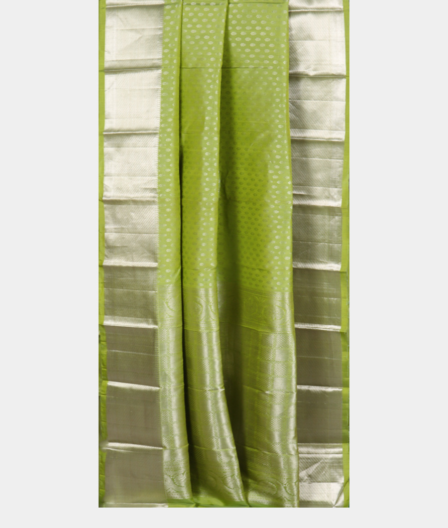 Green Handwoven Kanjivaram Silk Saree T2753712