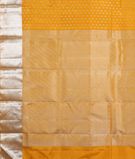 Yellow Handwoven Kanjivaram Silk Saree T3264954