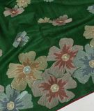 Green Tussar Embroidery Saree T3246094
