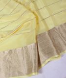 Yellow Mysore Silk Saree T3239712