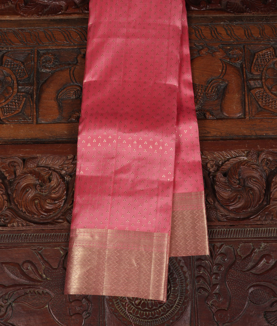 Pink Handwoven Kanjivaram Silk Saree T326445-image