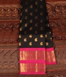 Black Handwoven Kanjivaram Silk Saree T1964871