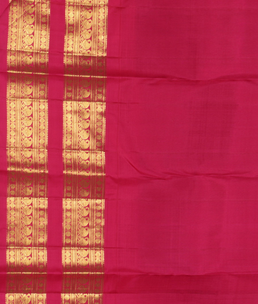 Black Handwoven Kanjivaram Silk Saree T1964873