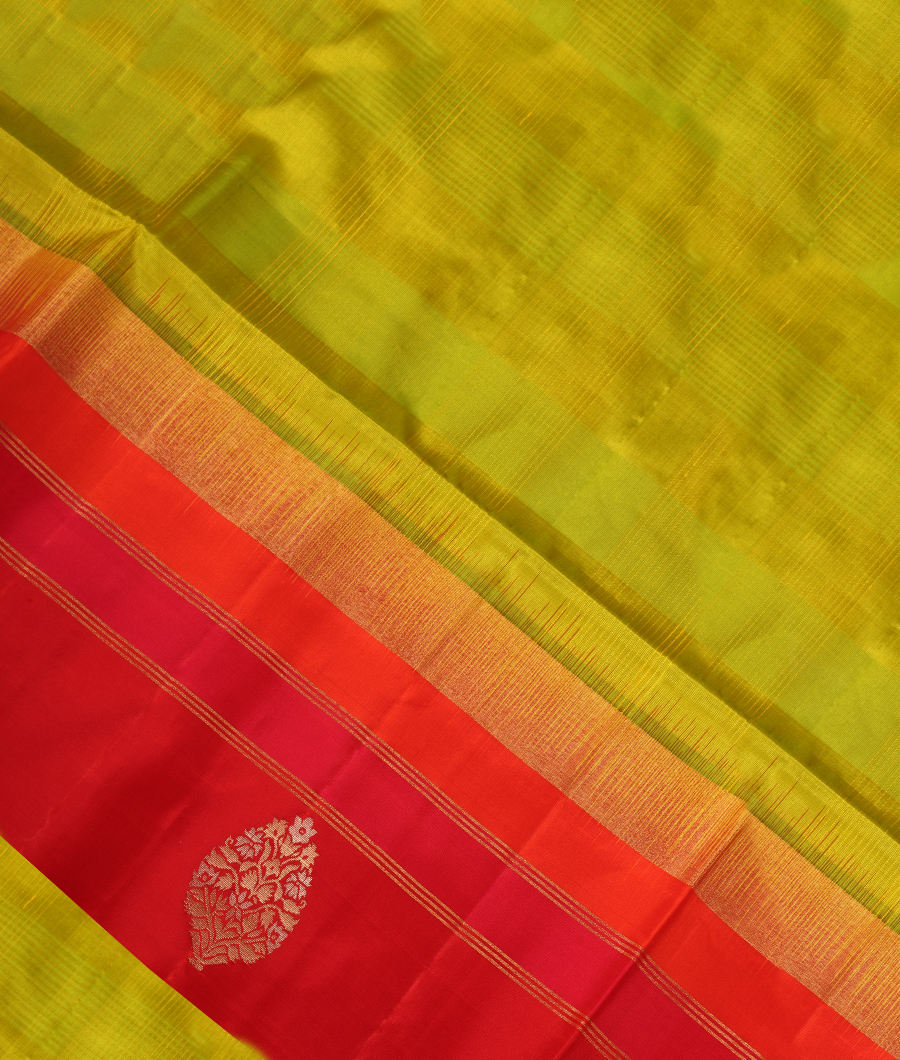 Yellowish Green Soft Silk Saree T316060-image