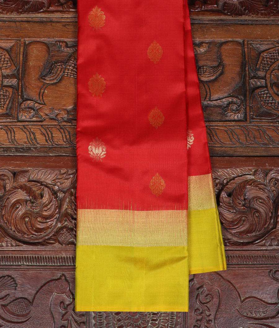 Red Soft Silk Saree T303361-image