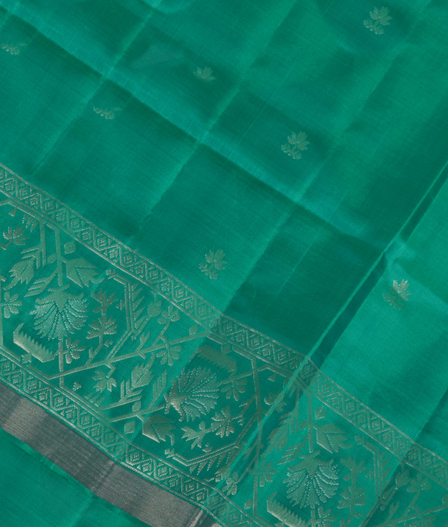 Green Soft Silk Saree T327259-image