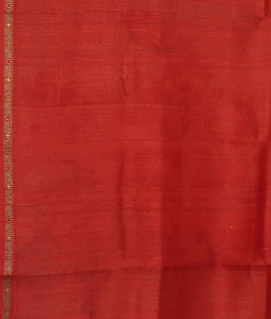 Light Grey Tussar Printed Saree T3224613