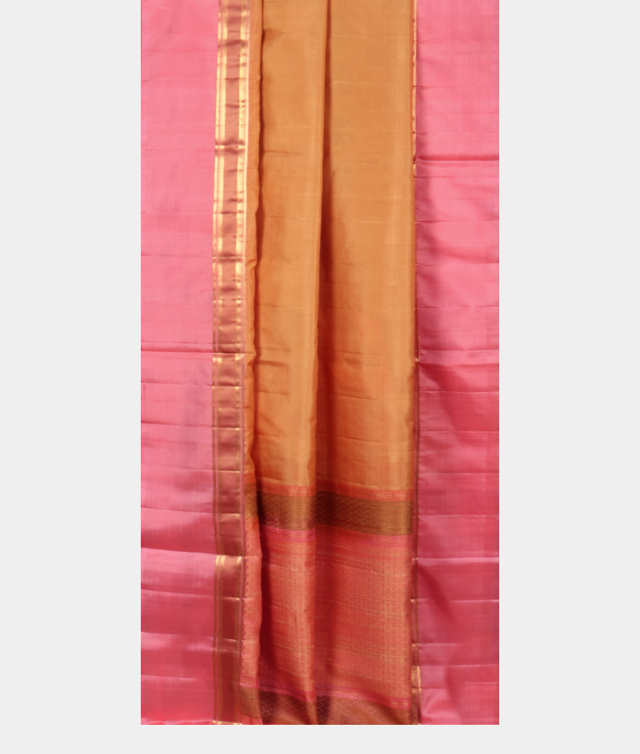 Beige Soft Silk Saree T3233762