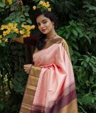 Pink Handwoven Kanjivaram Silk Saree T3084451