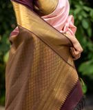 Pink Handwoven Kanjivaram Silk Saree T3084452