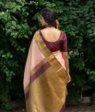 Pink Handwoven Kanjivaram Silk Saree T3084453