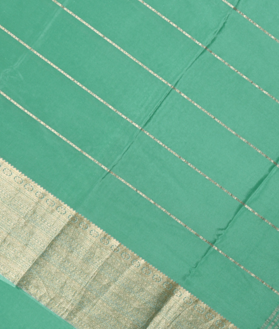 Green Mysore Silk Saree T323967-image