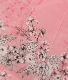 Pink Satin Crepe Silk Saree T3224191