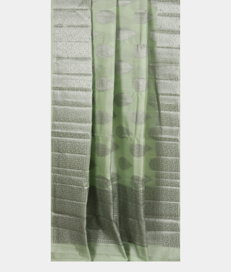 Green Chaniya Silk Saree T3292732