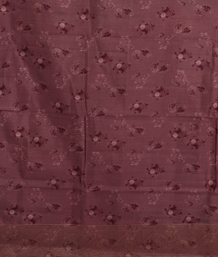 Grey Chaniya Silk Saree T3295673