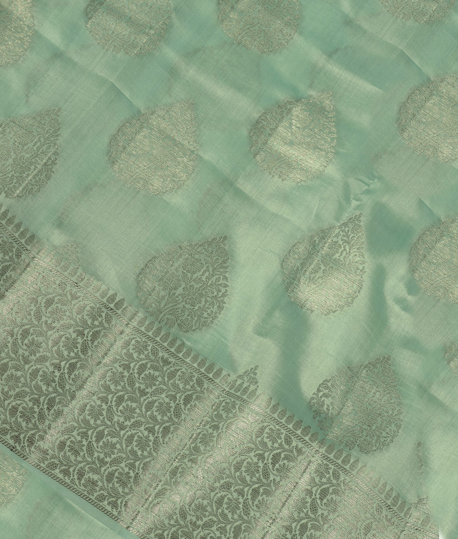 Light Green Chaniya Silk Saree T329268-image