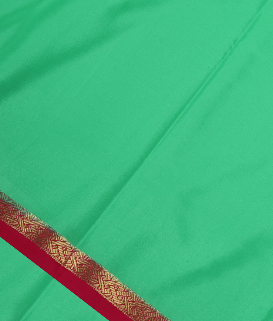 Green Mysore Silk Saree T328426-image