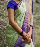 Green Handwoven Kanjivaram Silk Saree T2991403