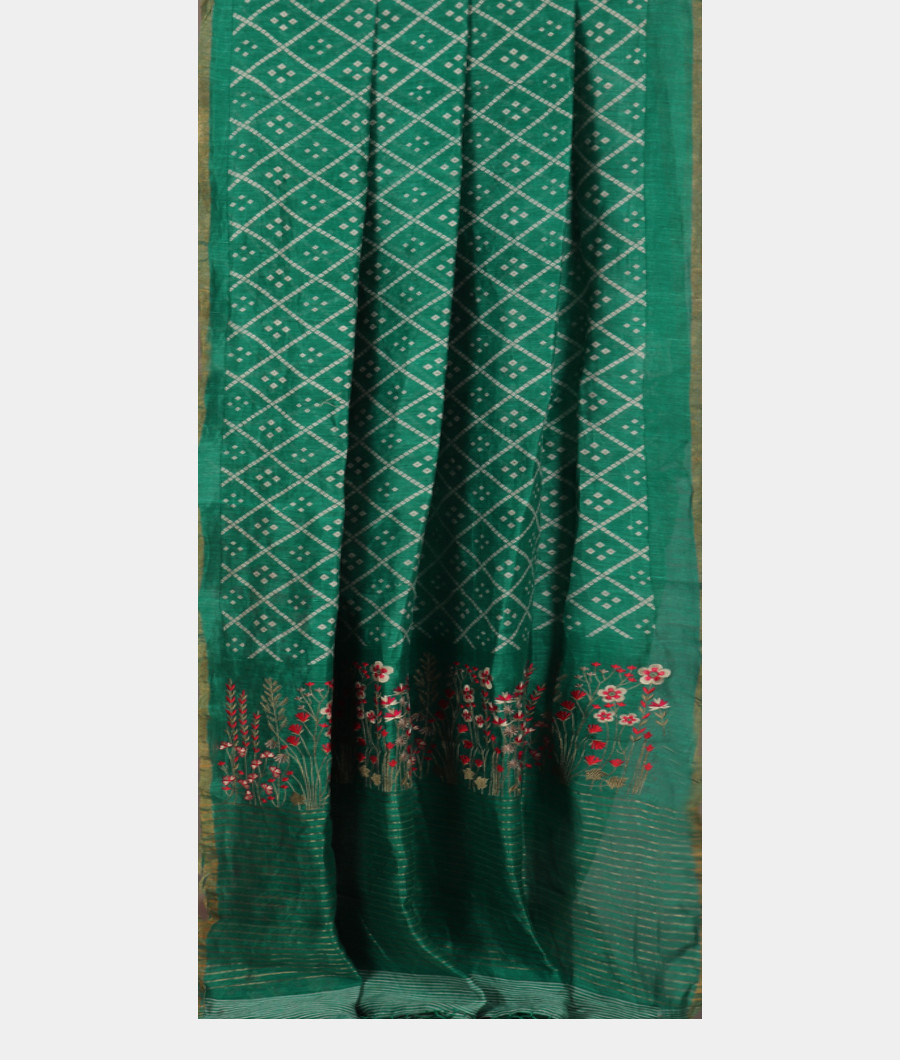 green-linen-printed-saree-t330190-t330190-b