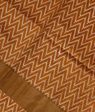 Mustard Yellow Printed Raw Silk Saree T294949-image