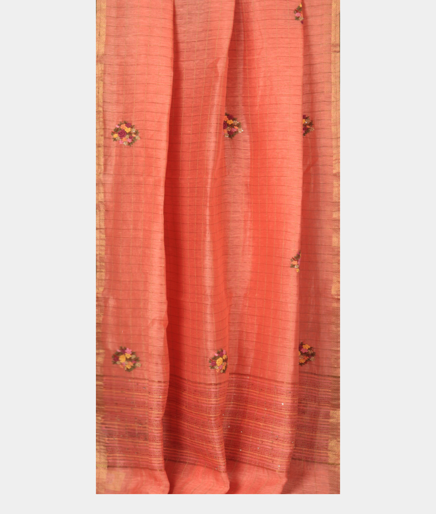 peach-linen-embroidery-saree-t327841-t327841-b