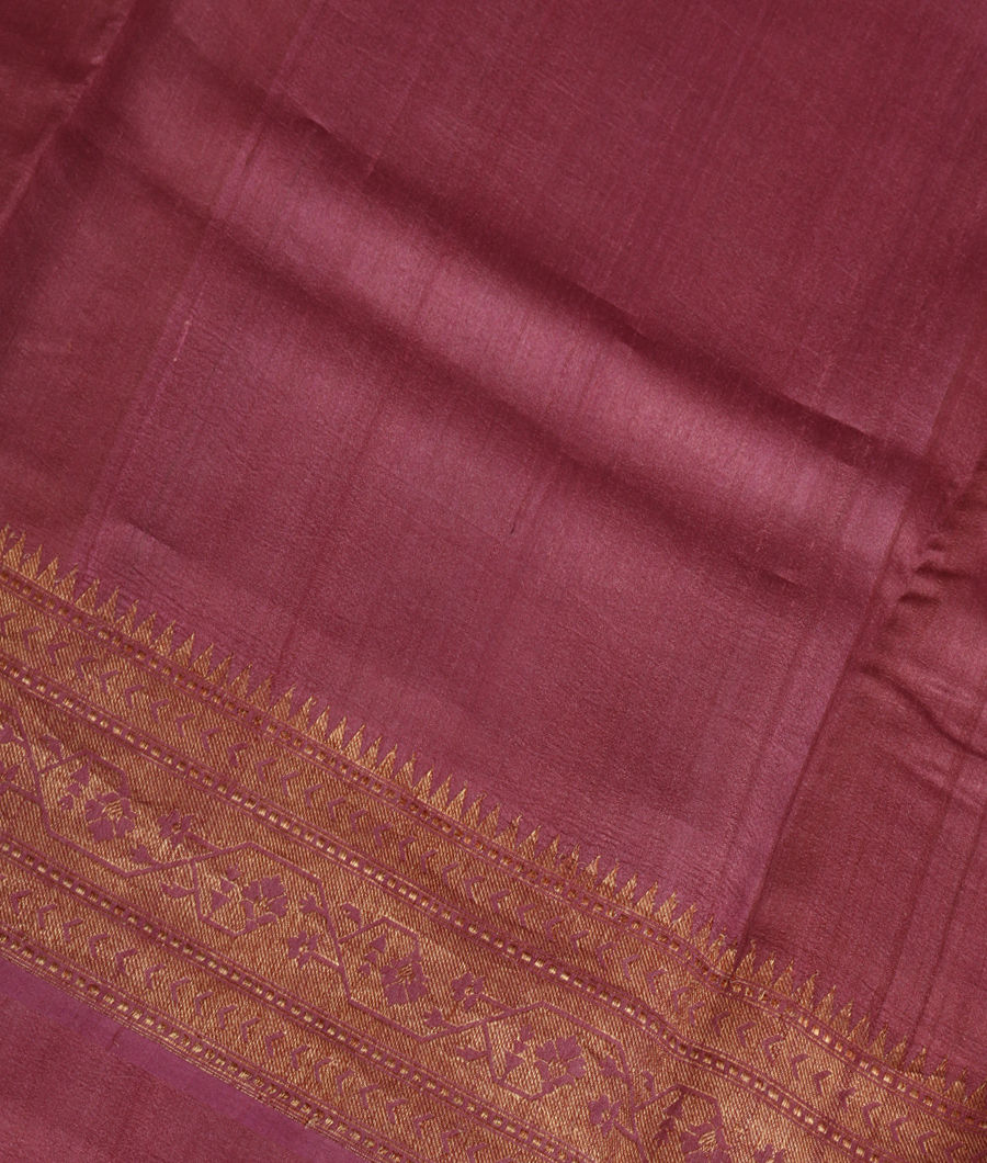 Lavender Pink Banaras Tussar Georgette Saree T309479-image