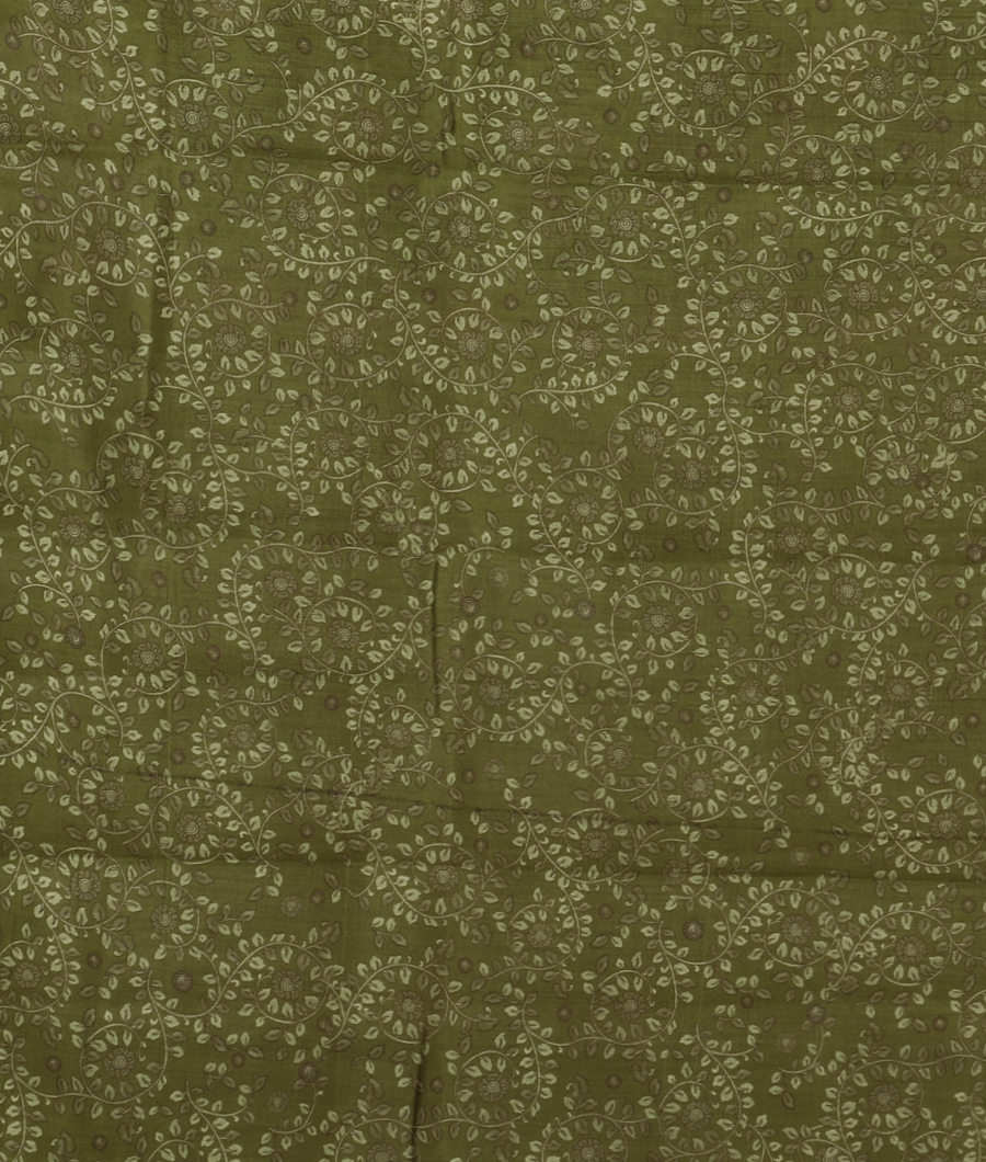 Green Chaniya Silk Saree T3308473