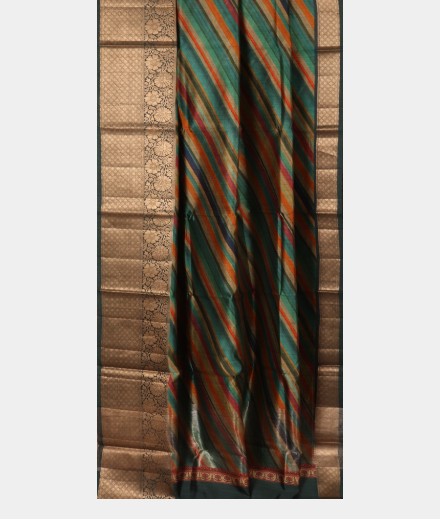 Multicolour Chaniya Silk Saree T3308412