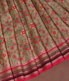 Green Vidarbha Tussar Saree T3075964