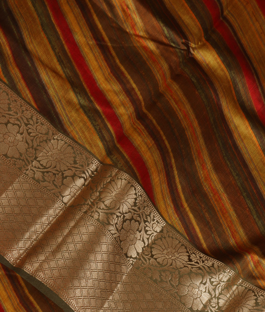 Multicolour Chaniya Silk Saree T330843-image