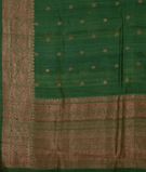 Green Banaras Tussar Georgette Saree T3187624