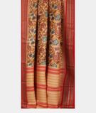 Beige Vidarbha Tussar Saree T2371772