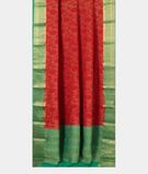 Red Georgette Silk Saree T1220722