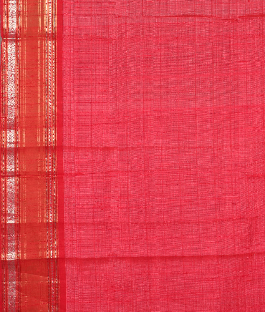 Rust Vidarbha Tussar Saree T2559133