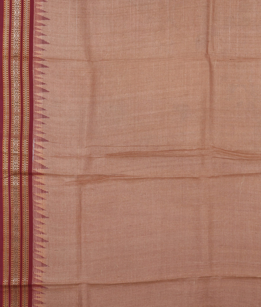 Beige Vidarbha Tussar Saree T3095353