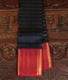 Blue Handwoven Kanjivaram Silk Saree T3259271