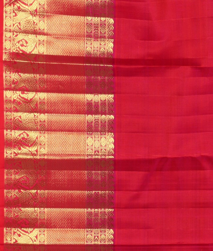 Blue Handwoven Kanjivaram Silk Saree T3259273