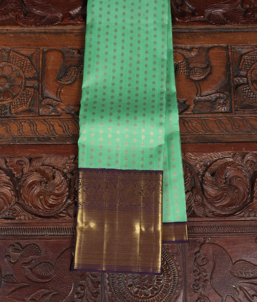 Green Handwoven Kanjivaram Silk Saree T324905-image
