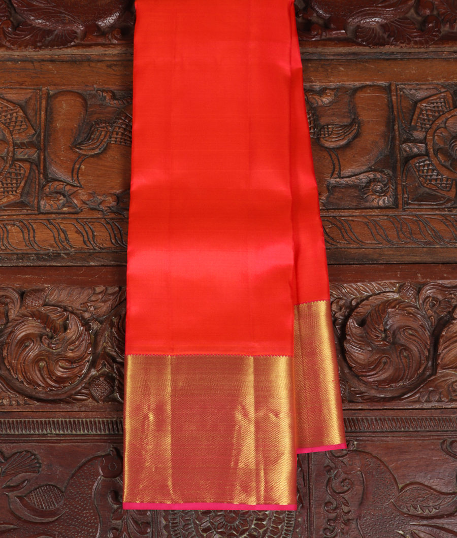 Orange Soft Silk Saree T315992-image