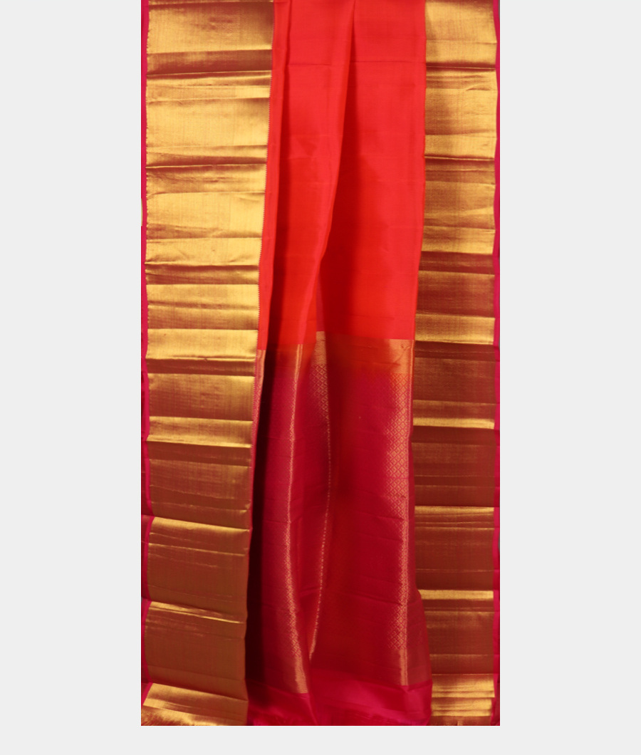 Orange Soft Silk Saree T3159922