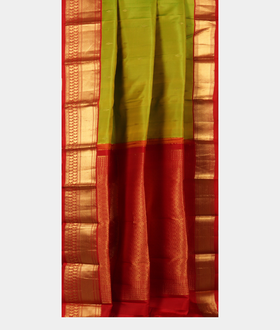 Green Soft Silk Saree T3159872