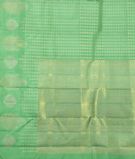 Green Handwoven Kanjivaram Silk Saree T3255014