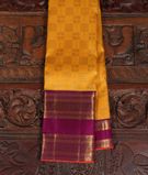 Yellow Handwoven Kanjivaram Silk Saree T3254851