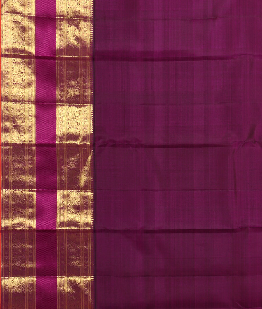 Yellow Handwoven Kanjivaram Silk Saree T3254853