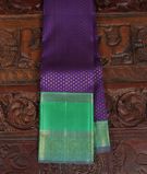Purple Handwoven Kanjivaram Silk Saree T3144731