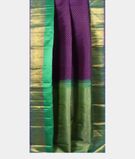 Purple Handwoven Kanjivaram Silk Saree T3144732