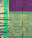 Purple Handwoven Kanjivaram Silk Saree T3144734